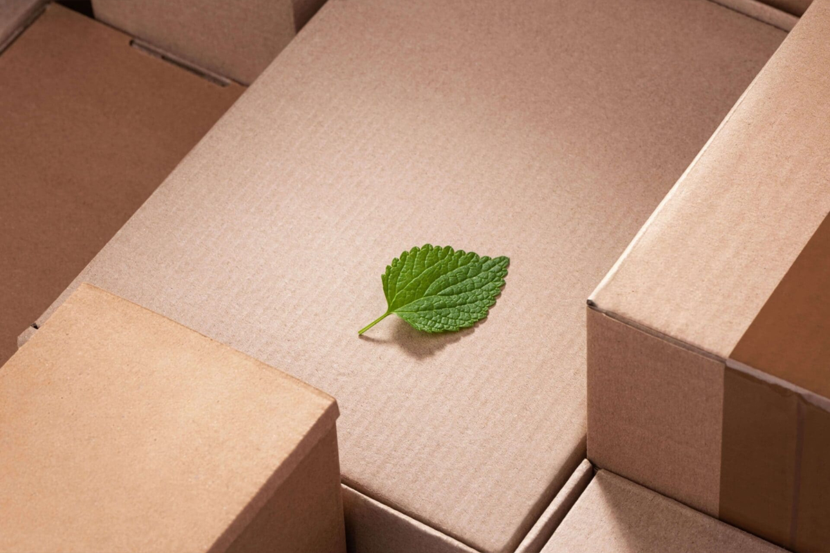 leaf-on-cardboard-packaging