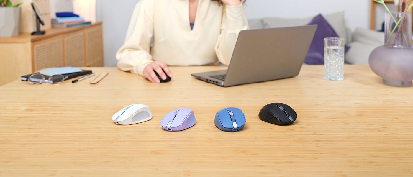 ozaa compact multi device wireless mouse